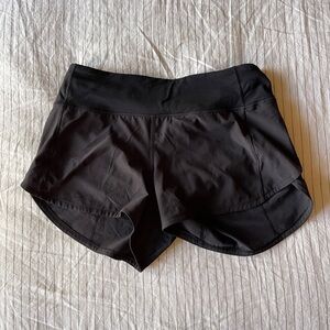 lululemon | Speed Up Lined Shorts | 6 tall | Black